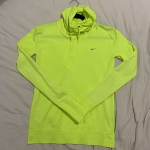 Nike Women’s Dri-Fit Highlighter Long Sleeve Pull Over With Scarf Neck